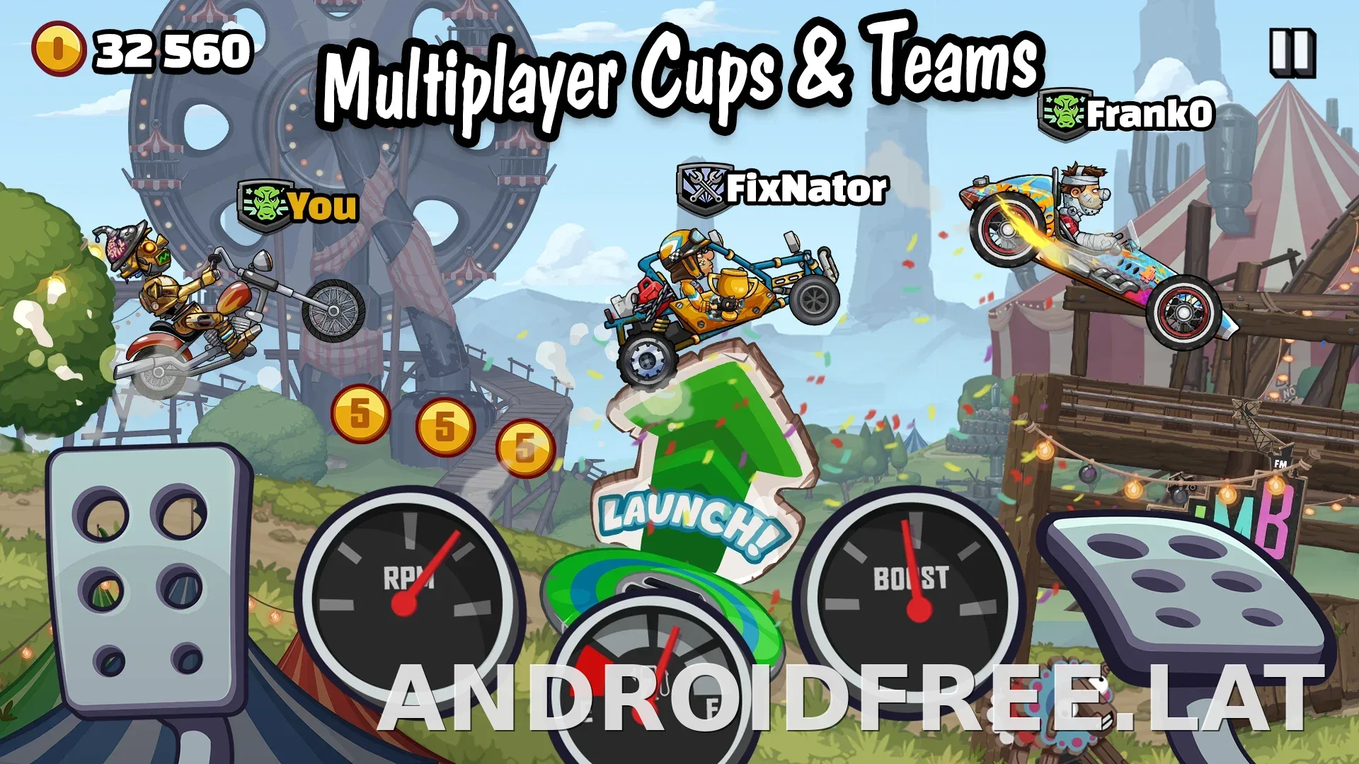 Hill Climb Racing 2 скриншот 3